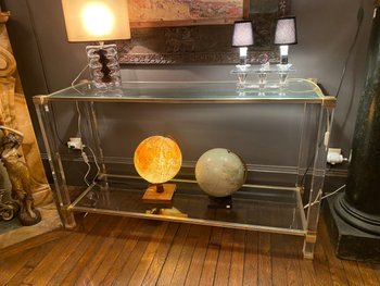 console en plexiglass