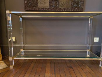 console en plexiglass
