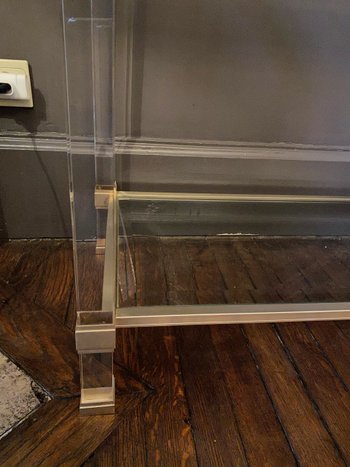 console en plexiglass