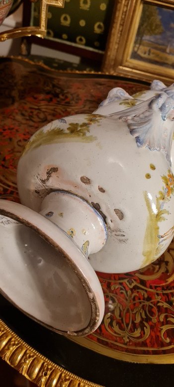 XIX Th S, Large Tulip Tree In Earthenware