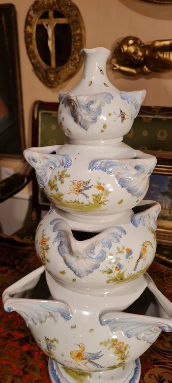 XIX Th S, Large Tulip Tree In Earthenware