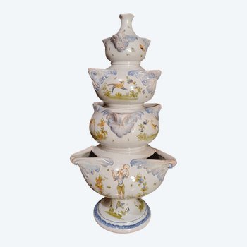 XIX Th S, Large Tulip Tree In Earthenware