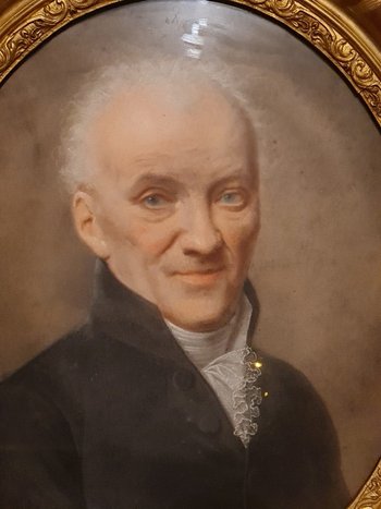 XIX th S, Portrait of a Pastel Man