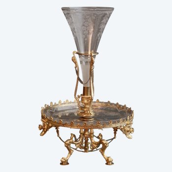 Grand Centre De Table Fleurier XIXème