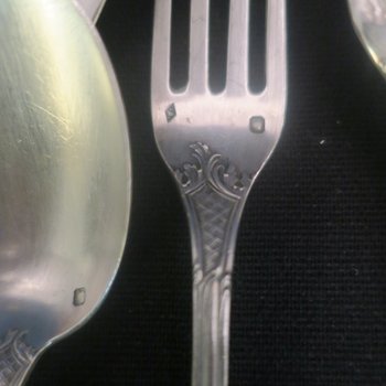 Sterling silver cutlery set, 18 place settings