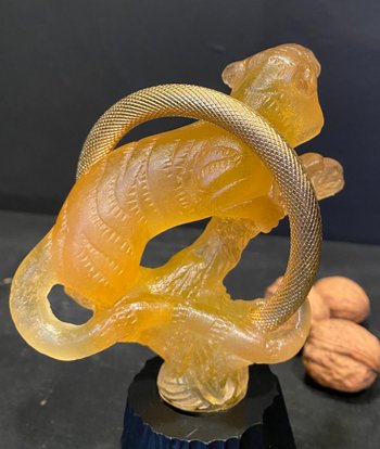 Cork or paperweight, Daum unsigned