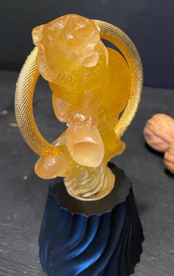 Cork or paperweight, Daum unsigned