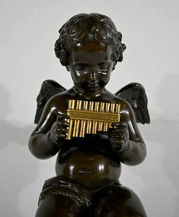 Bronzo “Angelot à la Flute” – Fine XIX secolo