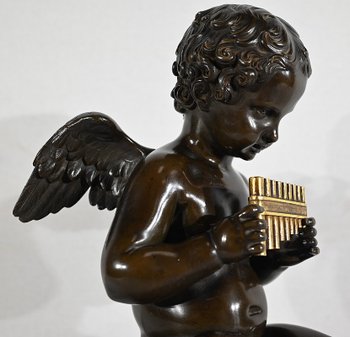 Bronzo “Angelot à la Flute” – Fine XIX secolo