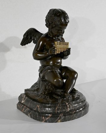 Bronzo “Angelot à la Flute” – Fine XIX secolo
