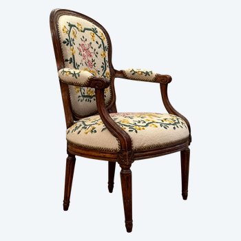 Nadal Jean-René, Fauteuil Cabriolet d'Epoque Louis XVI 