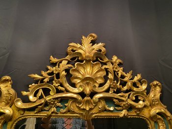 Large mirror, golden mirror on weekends, 207 cm high