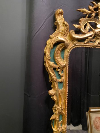 Large mirror, golden mirror on weekends, 207 cm high