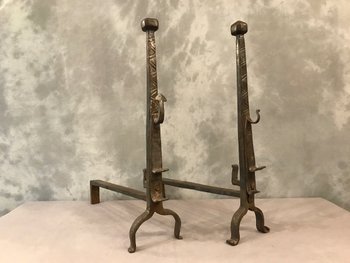 Androni in ferro battuto del XVIII secolo