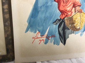Gilbert RAKOTO Malagasy watercolors