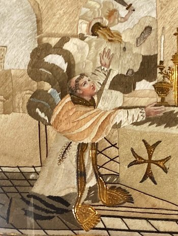 Saint Charles, Nadelmalerei