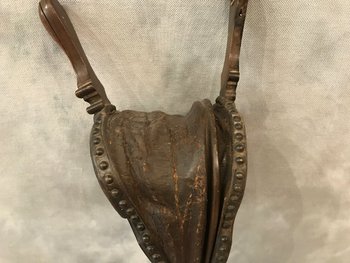 Carved Wood Fireplace Bellows Late 18th Century