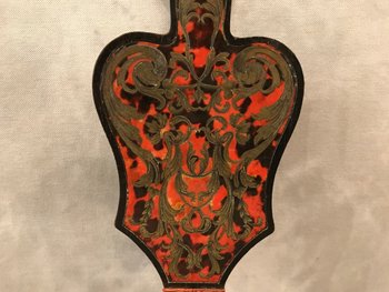 18th Century Brass and Turtle Scale Bellows