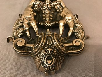 Beautiful Bronze Polished And Varnished Doorknocker Late 18th Century