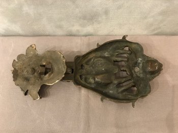 Beautiful Bronze Polished And Varnished Doorknocker Late 18th Century