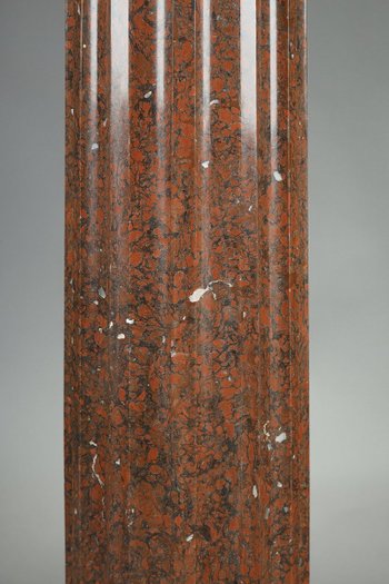 Column In Griotte Scagliola, Late 19th Century