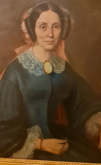 XIX ème S, Großes Porträt Einer Frau