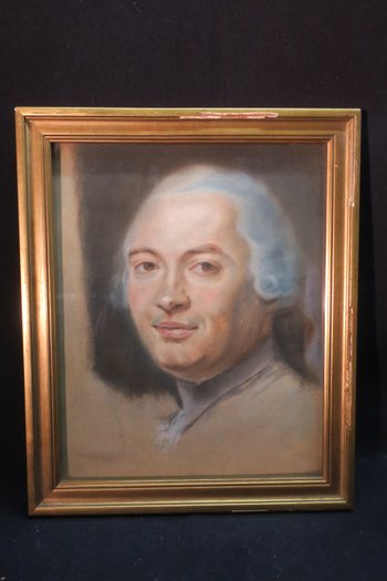 Pastel, portrait of Jacques Laure le Tonnelier de Breteuil