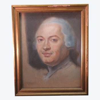 Pastel, portrait of Jacques Laure le Tonnelier de Breteuil