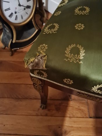Salone stile impero, testa d'aquila in bronzo