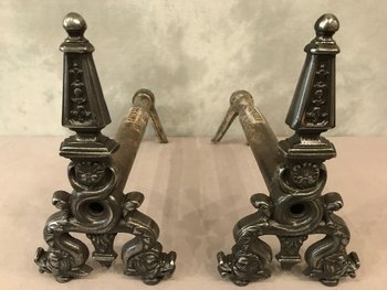 Antique Cast Iron Dolphin Antique Anvils 19 th C
