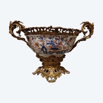Napoleon III, Large Porcelain Cup, Bronze Mount