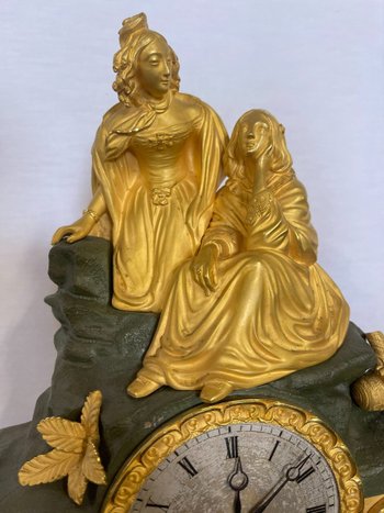 CHARLES X CLOCK UNDER GLOBE