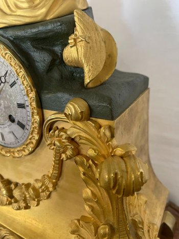 CHARLES X CLOCK UNDER GLOBE