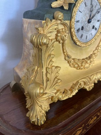 CHARLES X CLOCK UNDER GLOBE