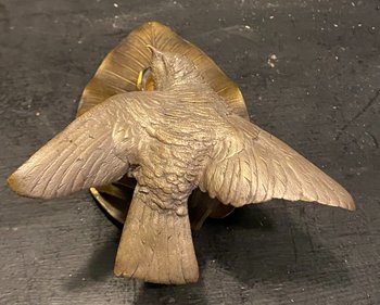 Inkwell in bronze signed Cumberworth