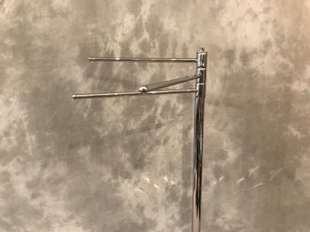 Vintage Handtuchhalter aus verchromtem Metall Um 1970/1980