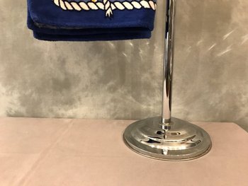 Vintage Handtuchhalter aus verchromtem Metall Um 1970/1980