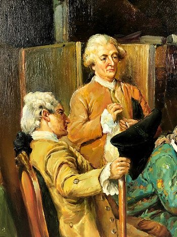 Olio su tela, Lo studio del pittore, XX secolo