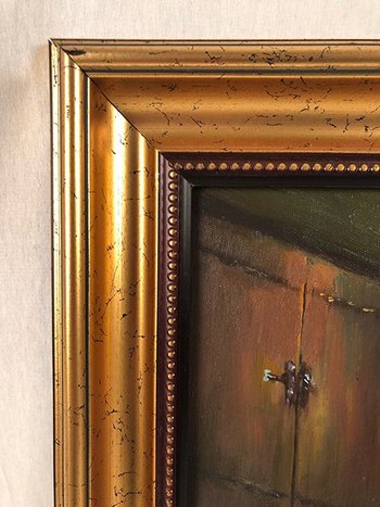 Olio su tela, Lo studio del pittore, XX secolo