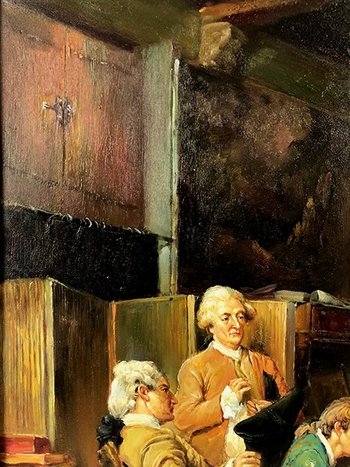 Olio su tela, Lo studio del pittore, XX secolo