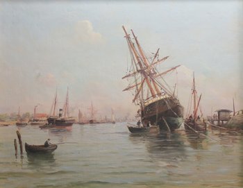 Gemälde, Marinegemälde XIX°