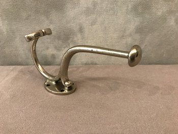 Patère En Bronze Chromé  Poli Et Vernis D’époque 19 ème