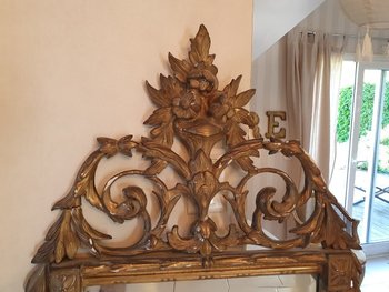Miroir En Bois Doré Louis XVI