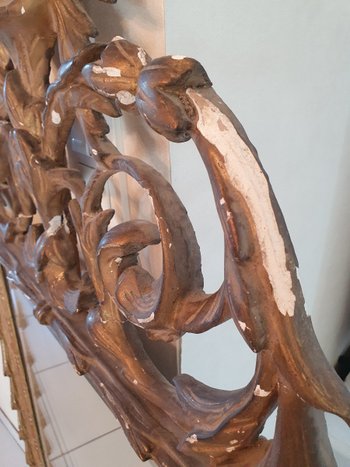 Miroir En Bois Doré Louis XVI