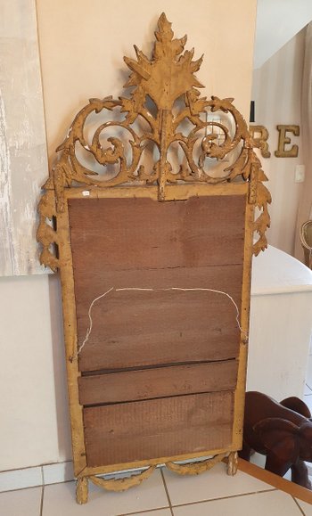 Miroir En Bois Doré Louis XVI