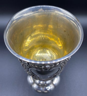 COPPA DA CACCIA IN ARGENTO XIX SECOLO