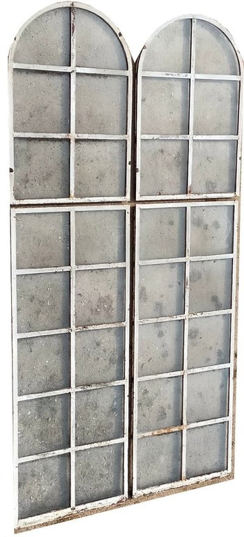 Matériaux Anciens De Récupération XIXème Métal Pour Orangerie Atelier Porte Fenêtre Baie Vitrée Verrières