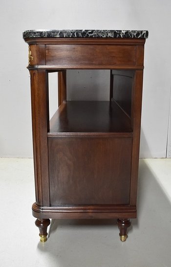 Buffet Desserte d’Entre-Deux en Acajou, style Louis XVI – Début XXe