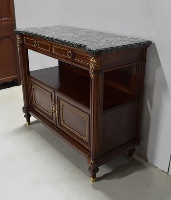 Buffet Desserte d’Entre-Deux en Acajou, style Louis XVI – Début XXe
