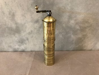 Antique Turkish Brass Coffee Grinder